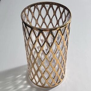 IMPERIAL GLASS Sekai Ichi HIGHBALL / 22kt Gold Trim / CIRCA 1965-1974 / Rare MCM